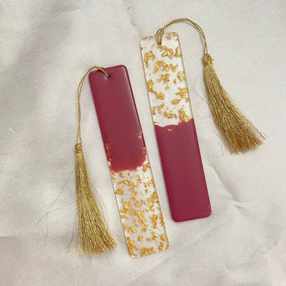 Resin Glitter Bookmarks